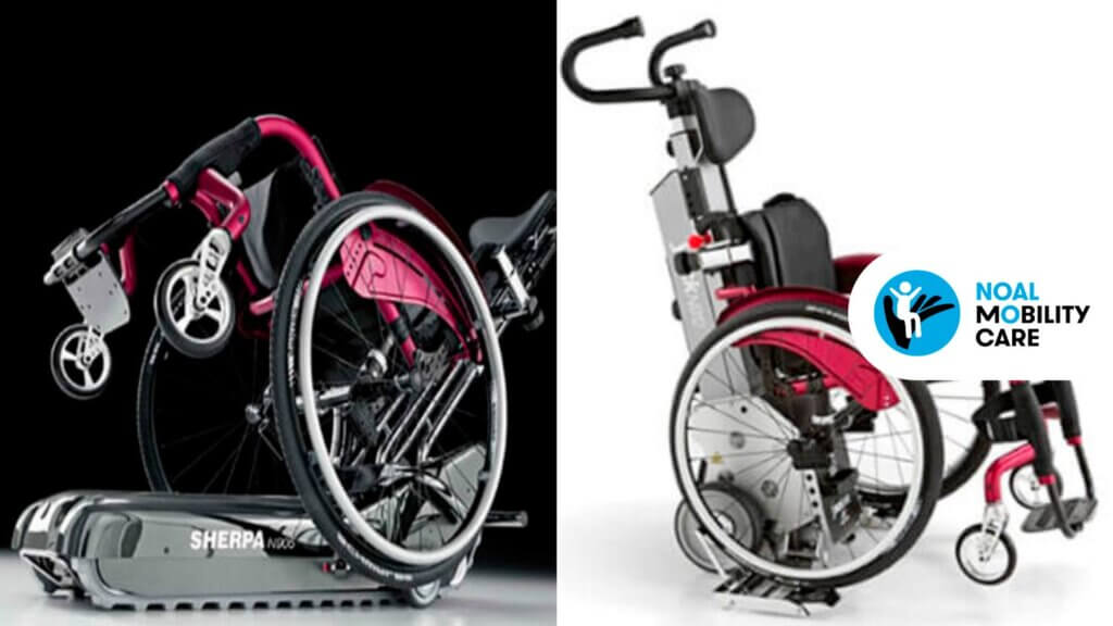 Montascale a ruote e a cingoli per anziani