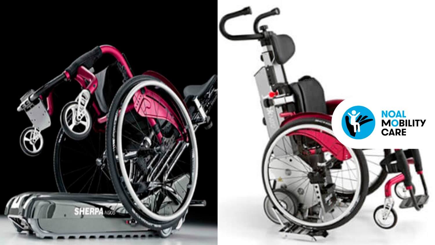 Montascale a ruote e a cingoli per anziani