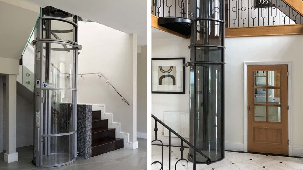 Miniascensore interno con fossa minima