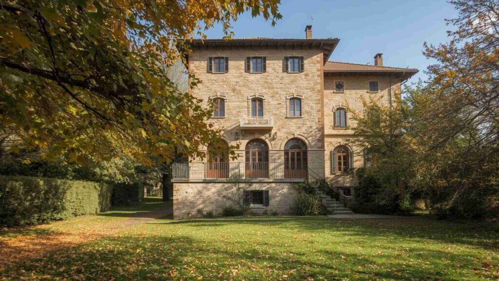 Montascale per villa o casa di campagna durante l’autunno, consigli per la manutenzione stagionale di servoscala e montascale esterni.