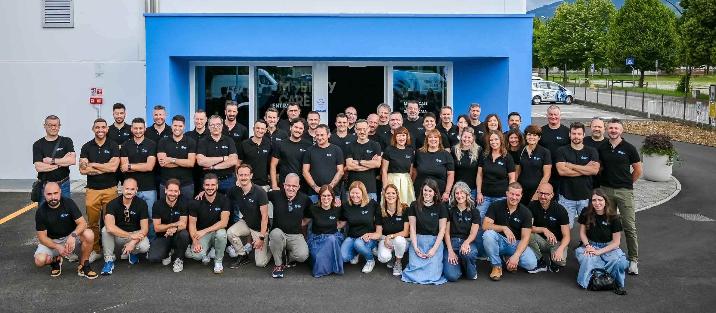 Team completo di Mobility Care