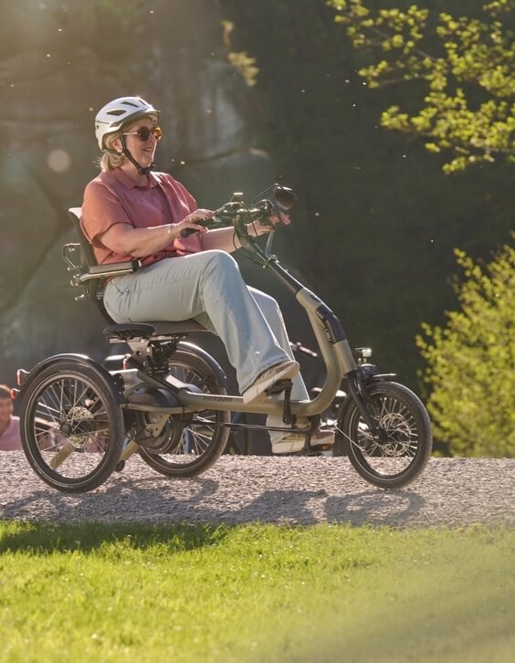 Bicicletta a tre ruote per anziani