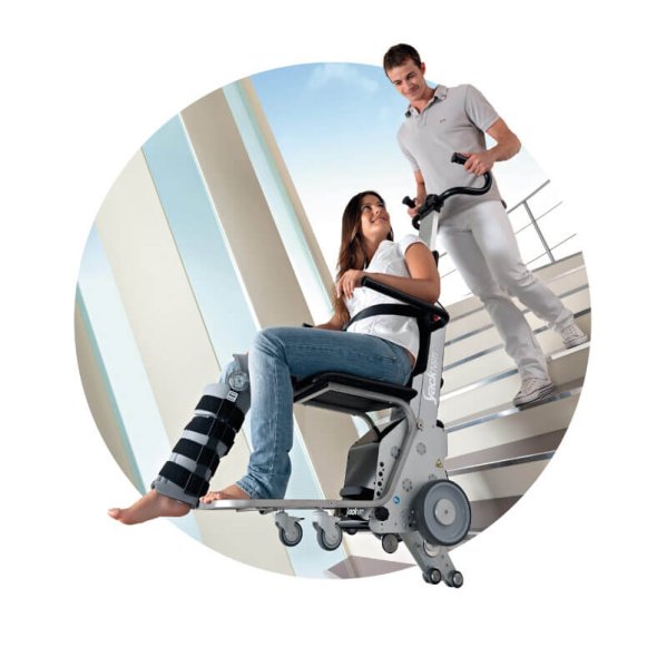 Montascale per disabili a ruote