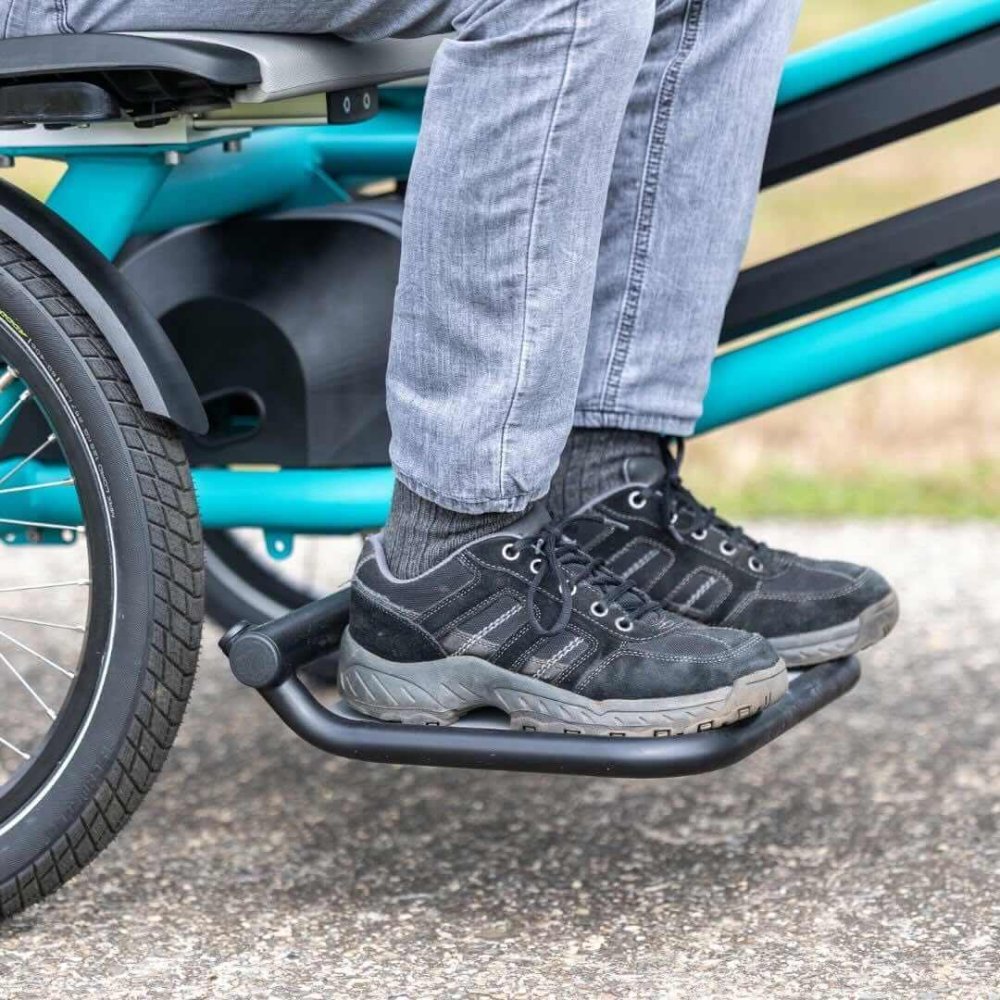 Pedana per piedi per una bicicletta