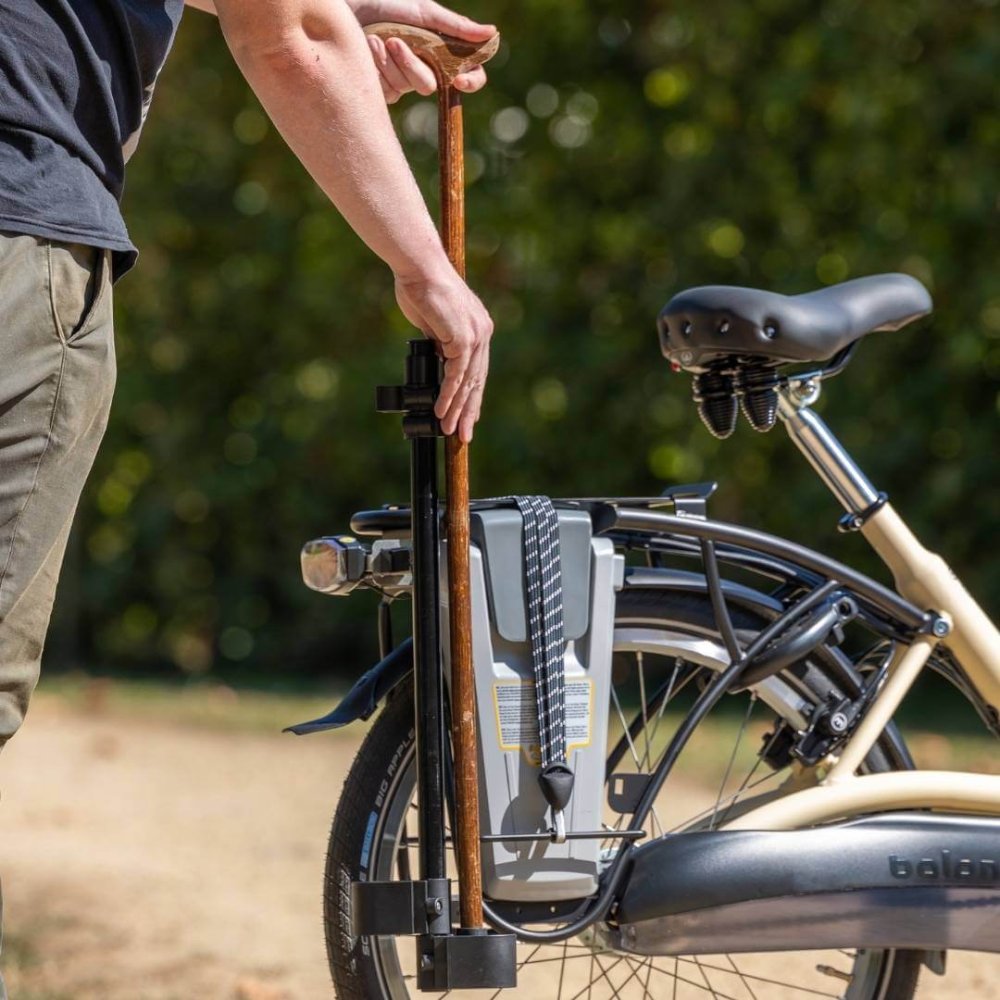 Porta bastone per bici elettrica