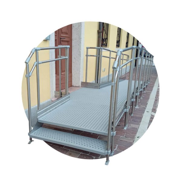 Rampe per disabili in alluminio